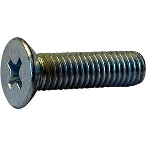 أجزاء صغيرة 0608MPU #6-32 × 1/2 بوصة برغي آلة تقطيع مسطح من فيليبس ملولب بالكامل من الزنك (عبوة من 100 قطعة) in Kuwait