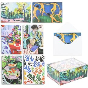 36-Pack Stationery Cards and Envelopes, William Morris Floral Pattern All Occasion Notecards, Blank Inside (5x3.5 in)