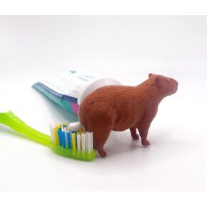 Capybara Poop Toothpaste Topper - Fun & Functional Toothpaste Dispenser for Kids and Adults - Unique Bathroom Capybara Accessory and Gift