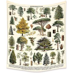 XIUYINHS Forest Tapestry Wall Aesthetic Tapestry,Scenery Wall Tapestry,Mountain Tapestry,for Home Office Dorm Indoor and Outdoor Decoration Large Size 59(W) x59(L) Inch (FJGT3)