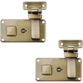 قطعتان من أقفال الأمتعة، صندوق أدوات ذهبي، مشابك معدنية لحقيبة الأمتعة مع مفاتيح، أقفال صندوق خشبي، إبزيم بديل لحقيبة الطيران، حقيبة خشبية in Kuwait