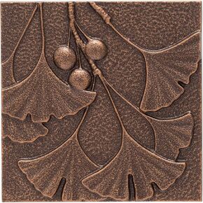 Whitehall Products Gingko Leaf Wall Decor, Antique Copper