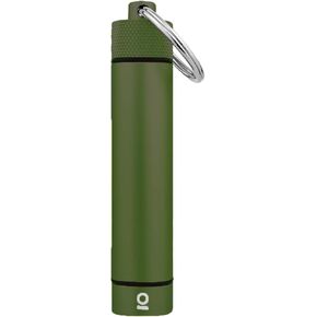 ONGROK Premium Storage Tube, Keychain, Pocket-Sized, Airtight, Aluminum Metal Holder and Case (Green)