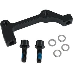 Bike Disc Brake Adapter Disc Brake Mount Caliper Mount Adapter Threadless Stem Adapter Front 203mm Rear 180mm 1PCS