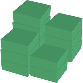 Square 12 Pcs 3 Inch Flower Foam Block DIY Flower Arrangement Kit Wet Flower Foam for Artificial Flowers, Wedding Aisle Flowers, Party Decoration