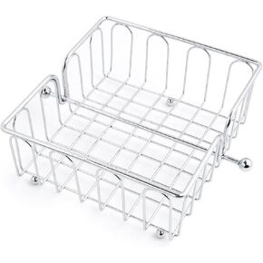 Fox Run Chrome Napkin Holder, 7.25 x 7.75 x 2.75 inches, Metallic