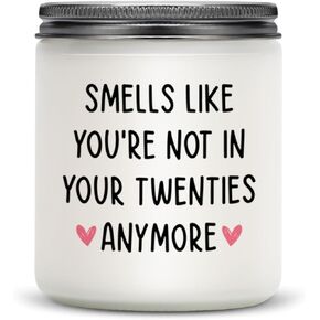 30th Birthday Gifts for Women Men Happy Birthday 30 Year Old Birthday Gifts Birthday Presents for Women Gifts for Women Birthday Unique Scented Candles Lavender