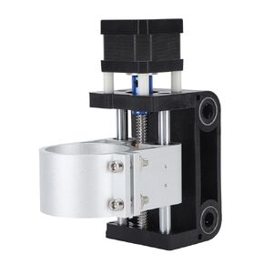 CNC Z Axes Spindle Motor Mount 52mm Diameter Stable & Reliable Holder for 3018 (Black)