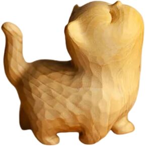Collectible Statues Cat Ornament Home Feng Shui Decoration Chic Modern Art Shelf Arrangements On Shelves Home Office Bookshelf Coffee Table Decorations Art Collection