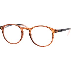 SA106 Retro Round Keyhole Thin Horn Rim Plastic Reading Glasses