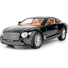 لعبة سيارة WAKAKAC متوافقة مع 1/24 Bentley Continental GT موديل سيارة مصنوعة من سبيكة Diecast قابلة للتجميع يمكن فتح باب لعبة السيارة للأولاد والبنات هدية (أخضر)