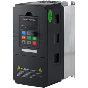 ATO 5hp 480V Three Phase VFD Inverter, 5hp 3-Phase Input Output VFD Variable Frequency Drive 3.7 kW