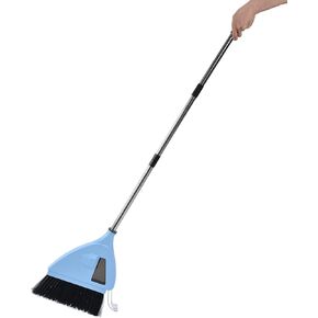 Fdit 2 in 1 Two in One Vacuum Cleaner Broom Vacuum Cleaner Broom Lazy Broom Vacuum Sweeper USB Charging for Household Bedroom