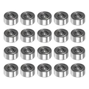 10pcs MR106ZZ Deep-Groove Ball Bearings - [6mm Bore x 10mm OD x 3mm Thickness] Double Metal Shielded Bearings for Machine Tools Use, P6 (ABEC 3)