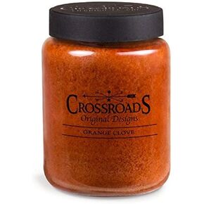 Crossroads Orange Clove Scented 2-Wick Candle, 26 Ounce