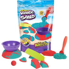 Kinetic Sand, Castle Case with 1lb Teal Play Sand, Multipurpose Play Space and Storage Container, Sensory Toys for Kids Ages 3 and up in Kuwait