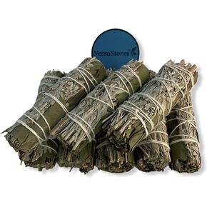 Blue Sage + Eucalyptus Smudge Incense 4" Bundle #JC-203 (1 pcs)