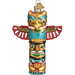 Old World Christmas Totem Pole Ornament, Multi