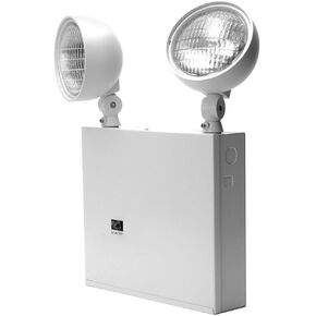 Lithonia Lighting ELT618NY M2 Incandescent Two Head Emergency Lighting Unit, White