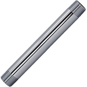 Westbrass A12106-26 x 6" IPS Brass Pipe Nipple, Polished Chrome