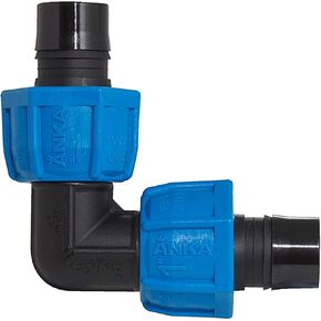 Watts Anka (AE1) 1" High Pressure Poly-Pipe 90º, Elbow Insert Fitting, 1 in