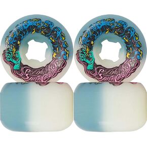 عجلات لوح تزلج سانتا كروز 54 ملم Hariballs 50-50 95A أبيض/أزرق مخضر 22222899-129772 كرات شعر 50-50 95A in Kuwait