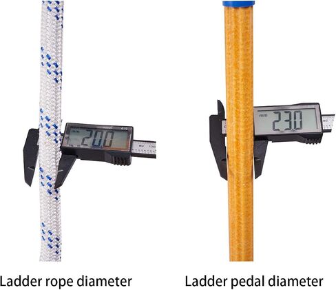 Fire Escape Ladder 2 Story 16FT Emergency Rope Ladders with Carabiners Reusable Fire Ladder Withstand Weight up to 2000 pounds in Saudi Arabia