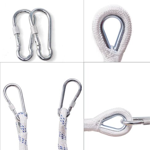 Fire Escape Ladder 2 Story 16FT Emergency Rope Ladders with Carabiners Reusable Fire Ladder Withstand Weight up to 2000 pounds in Saudi Arabia