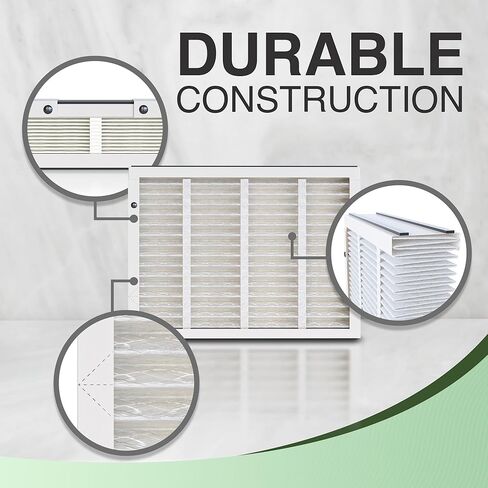 قطعتان من مرشح Riverline البديل لأجهزة تنقية الهواء المنزلية بالكامل Aprilaire 310 - MERV 11 Dual Flow - متوافقة مع موديلات Aprilaire 1310، 2310، 3310، 4300 - الحجم: 19x20x4 in Kuwait