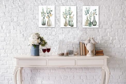 Paint by Number for Adults Beginner Students Kids, Holiday Gift Choice, DIY Acrylic Painting for Room Décor Ready to Hang (12x16 Stretched, Flowers in The Bottles No.1) in Kuwait