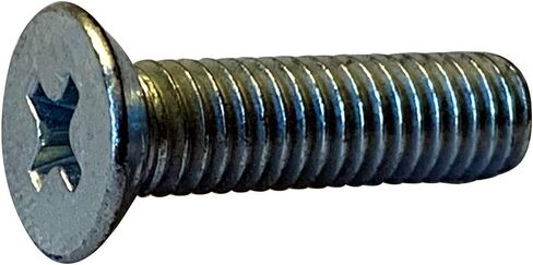 أجزاء صغيرة 0608MPU #6-32 × 1/2 بوصة برغي آلة تقطيع مسطح من فيليبس ملولب بالكامل من الزنك (عبوة من 100 قطعة) in Kuwait