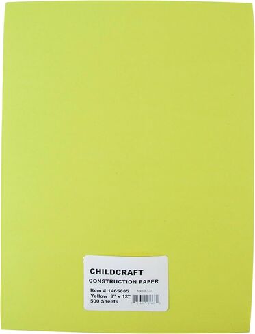 Childcraft Construction Paper, 9 x 12 Inches, Green, 500 Sheets - 1465882 in Kuwait