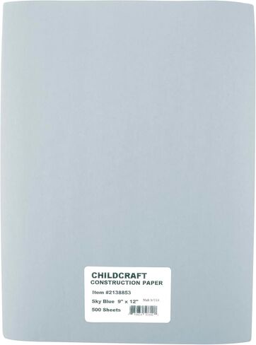Childcraft Construction Paper, 9 x 12 Inches, Green, 500 Sheets - 1465882 in Kuwait