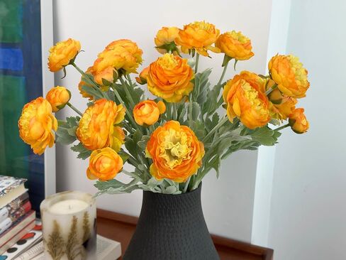 7 pcs Silk Peonies Artificial Flowers with Stems, Faux Ice Pink and Opal Pink Silk Peonies Mixed, Silk Ranunculus Arrangement for Home Office Decoration (Ice Pink+ Opal Pink) in Saudi Arabia