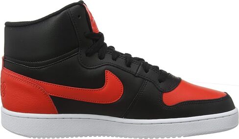 Nike Mens Ebernon Mid Black/Habanero Red/White 11 D (M) in Saudi Arabia