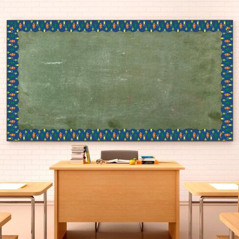 BeYumi 80Pcs Red and Black Plaid Bulletin Board Borders Buffalo Plaid Stripes Polka Dots Scalloped Border Trim Chalkboard Blackboard Decoration for School Classroom Wedding Party Supplies in Kuwait