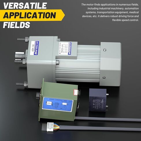 High Torque AC Motor Speed Controller, Variable Speed Motor with Gearbox, 250W Single Phase Electric Motor, Reversible Gear Motor with Control Box, 110V Geared Motor in Saudi Arabia