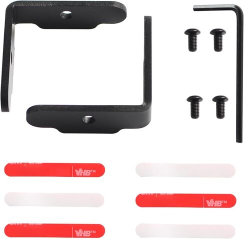 ملحق الطابعة ثلاثية الأبعاد FYSETC Voron2.4 - حواجز تثبيت لوحة بناء PEI - دعامة تثبيت صفائح فولاذية زنبركية: جميع الأجزاء المعدنية ذاتية الصنع مع براغي لاصقة خلفية سهلة التركيب لزاوية السرير الساخنة لطباعة الألومنيوم in Saudi Arabia