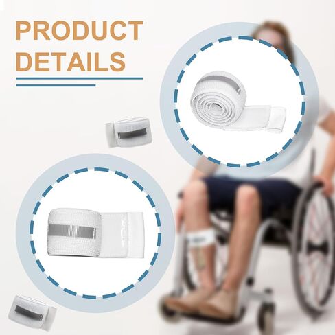 8PCS Catheter Stabilizers Non-Slip Legband Holder with Anti Irritation Silicone Grip in Kuwait