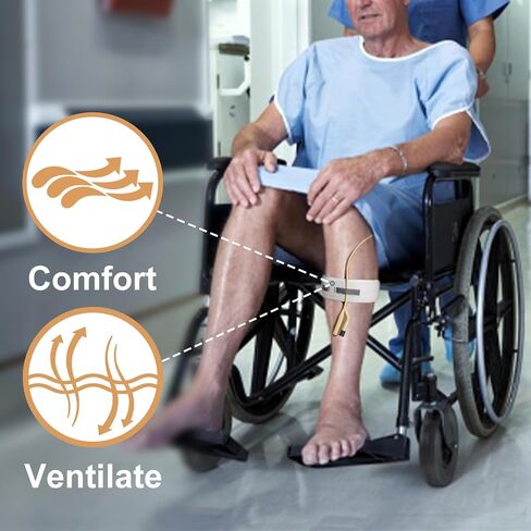 8PCS Catheter Stabilizers Non-Slip Legband Holder with Anti Irritation Silicone Grip in Kuwait