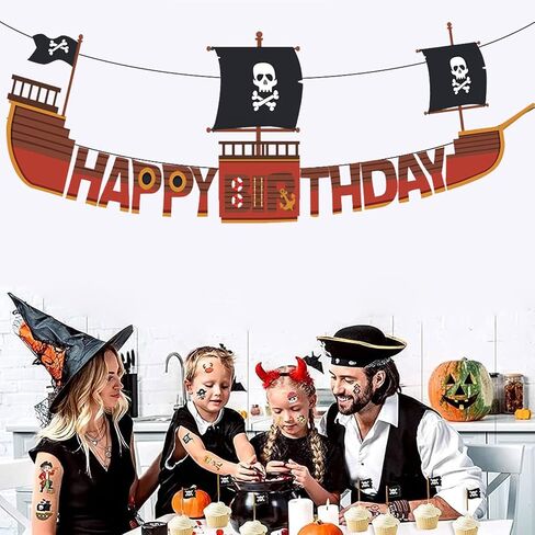 SMENGGIL Construction Engineering Truck Themed Birthday Party Decoration Supplies Happy Birthday Sign Banner Paper Birthday Banner Bunting for Boys Girls Kids Babys Children's Birthday Decorations in Kuwait