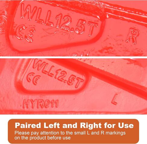 Shipping Container Lifting Hooks, 2 Pack 12.5T Alloy Steel Container Hook Lifting Lug for Shipping, Cargo, Storage, Moving in Kuwait