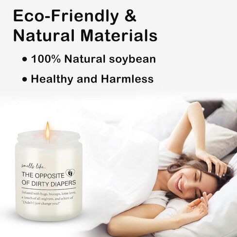 Gifts for New Mom, Best Gifts for Expecting Mom, New Mom Gifts for Women, First Time Mom Gifts, Gift for Expecting Mother, Gifts for Pregnant Women, Funny Gifts for Mom, New Mom Soy Wax Candle in Saudi Arabia