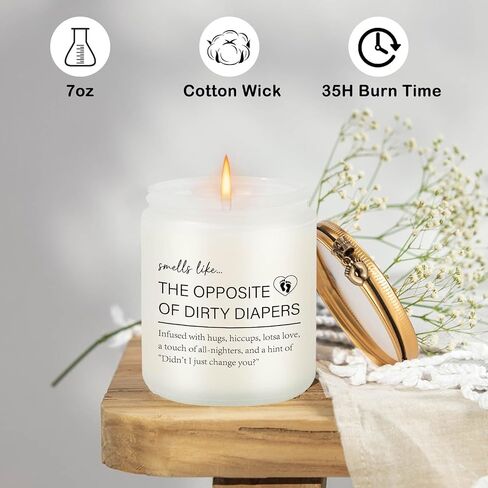 Gifts for New Mom, Best Gifts for Expecting Mom, New Mom Gifts for Women, First Time Mom Gifts, Gift for Expecting Mother, Gifts for Pregnant Women, Funny Gifts for Mom, New Mom Soy Wax Candle in Saudi Arabia