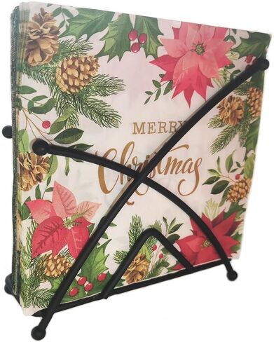 حامل مناديل للطاولة حامل مناديل عشاء معدني للمناديل الورقية وموزع مناديل للمنزل in Kuwait