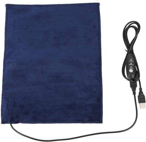 Heating Pad 45℃, USB 5V 2A Heating Pad 24x30cm Clothes Seat Pet Warmer Pad Electric USB Heating Pad in Saudi Arabia