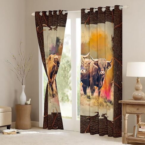 Erosebridal Black Bear Curtains Green Camouflage Curtains & Drapes, US Flag Blackout Curtains Army Military Camo Bedroom Curtains, Woodland Animal Window Treatments Farmhouse Lodge Cabin Decor in Saudi Arabia