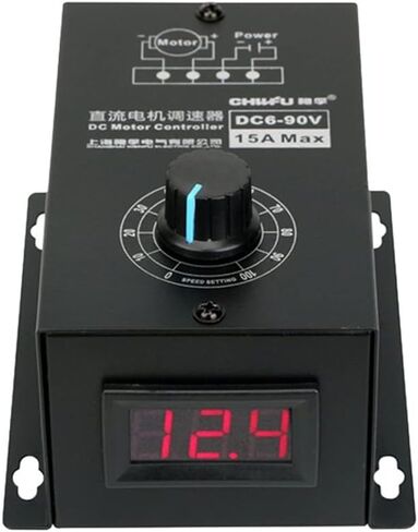 وحدة التحكم في محرك الفرشاة DC6-90V/15A، وحدة التحكم في سرعة PWM، محافظ محرك التيار المستمر للمحركات المصقولة in Saudi Arabia