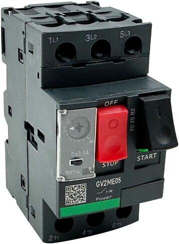 GV2ME05 قطاع دارة محرك عشاري 0.63-1A زر تشغيل المحرك اليدوي جديد in Kuwait