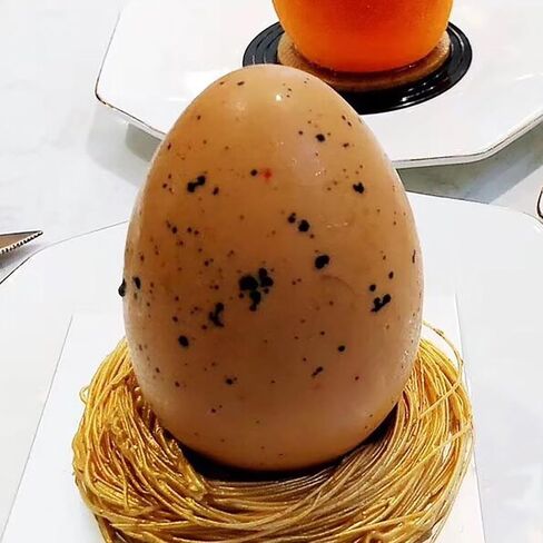 8 Cavities Easter 3D Egg Silicone Molds for Candle Mousse Cake Chocolate Candy Pastry Soap Muffin Dessert DIY Baking Tool Craft Art Supplies in Saudi Arabia